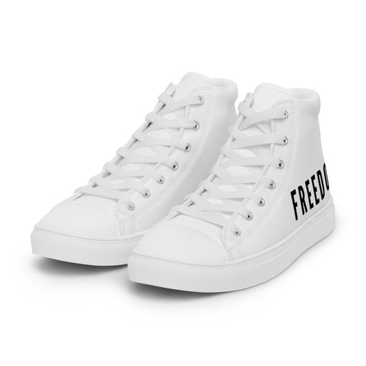 Freedom Men’s High Top Canvas Shoes